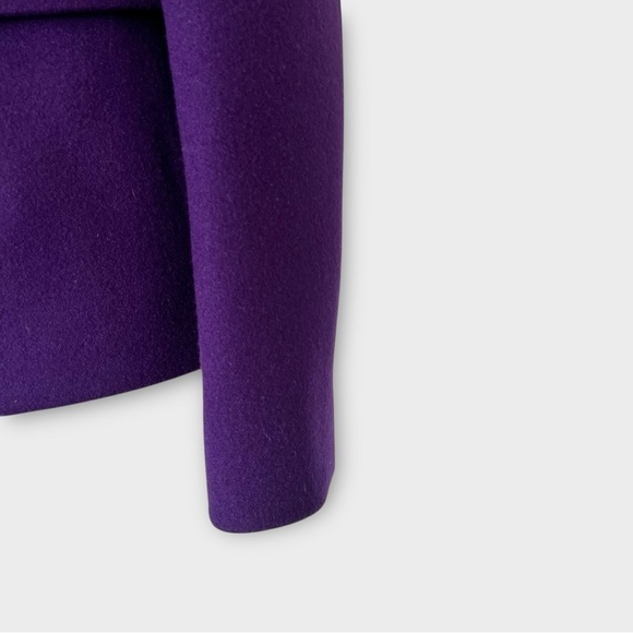 Balenciaga Schoolboy Blazer Purple Velvet Trim – F/W 2007 – Sz 38 Made in Italy - Picture 13 of 16